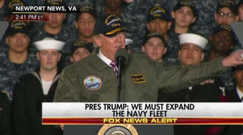 Την ενίσχυση των Αμερικανικών ΕΔ ανακοίνωσε ο Ντ. Τραμπ – Νέα 61 πολεμικά πλοία και υποβρύχια (φωτό, βίντεο)