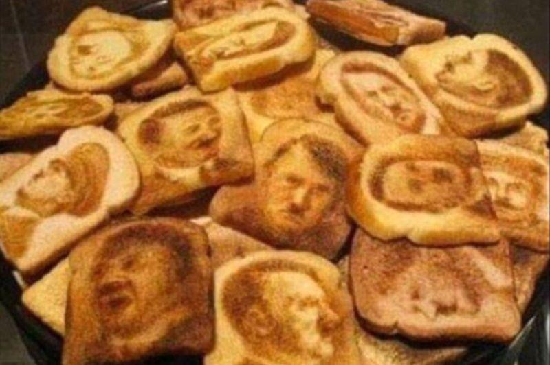 Γερμανία: Η αστυνομία συνέλαβε από τύχη έμπορο ναρκωτικών που είχε σχεδιάσει τον Α. Χίτλερ πάνω σε φέτες του τοστ (φωτό)