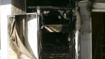 Ρημαγμένο το κτίριο του Ερυθρού Σταυρού που βρισκόταν υπό κατάληψη