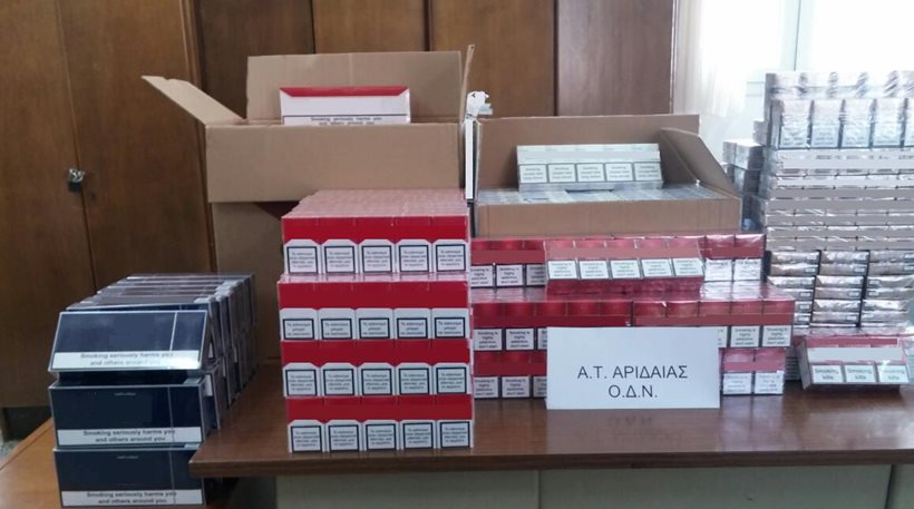 Πέλλα: Συνελήφθη 53χρονος που έκρυβε λαθραία τσιγάρα στο σπίτι της φίλης του