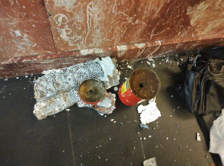 Αγ. Πετρούπολη: Γεμάτος σφαιρίδια ο 2ος εκρηκτικός μηχανισμός που βρέθηκε σε σταθμό (φωτό)