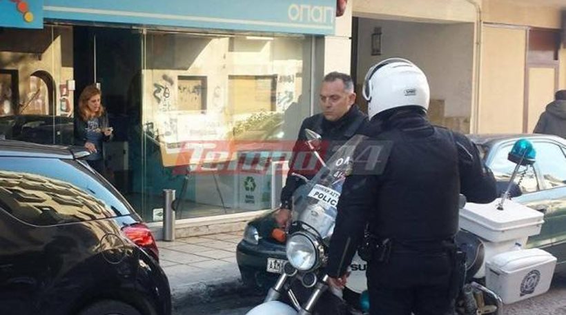 Ένοπλη ληστεία σε πρακτορείο του ΟΠΑΠ στην Πάτρα (φωτό)