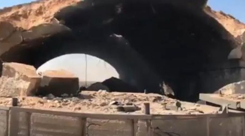 Στη δημοσιότητα το πρώτο βίντεο της βομβαρδισμένης βάσης Σαϊράτ (βίντεο)