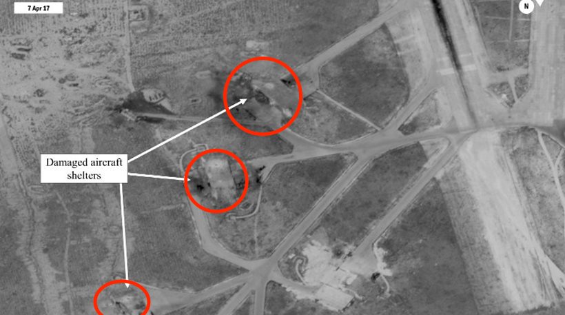 Ρωσικό ΥΠΑΜ: «Οι ΗΠΑ δεν παρουσίασαν αποδείξεις για την ύπαρξη χημικών στη βάση Σαϊράτ της Συρίας»