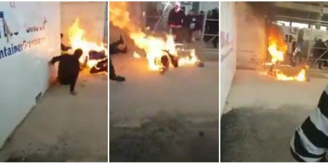 Kατέληξε ο Σύρος πρόσφυγας που είχε αυτοπυρποληθεί στη Χίο