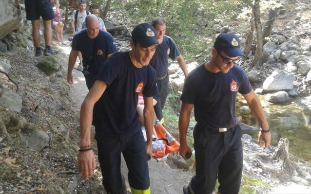 Χανιά: Επιχείρηση διάσωσης 60χρονης στο φαράγγι της Αράδαινας