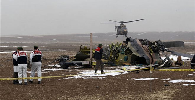 Τουρκία: Νεκροί και οι 12 επιβαίνοντες του ελικοπτέρου που συνετρίβη σήμερα