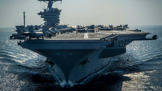 «Βρέθηκε» η ομάδα σκαφών  του USS Carl Vinson! – Μάικ Πενς: «Θα βρίσκεται απέναντι από την Β. Κορέα σε λίγες ημέρες»