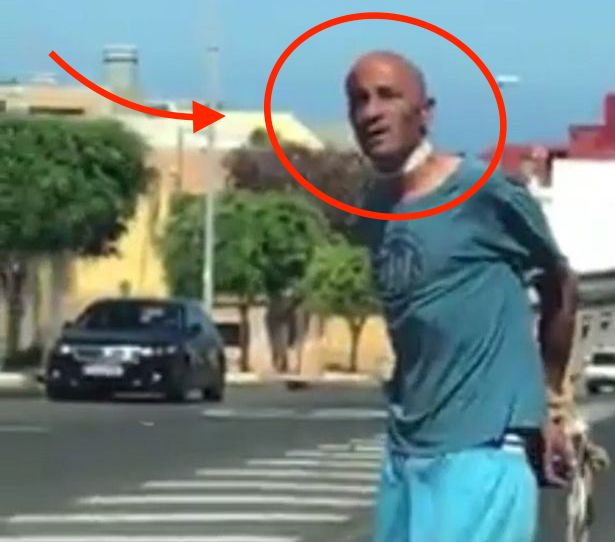 Κανάριοι Νήσοι: Άνδρας με δεμένα χέρια και φίμωτρο περιπλανιέται στην μέση του δρόμου! (φωτό, βίντεο)