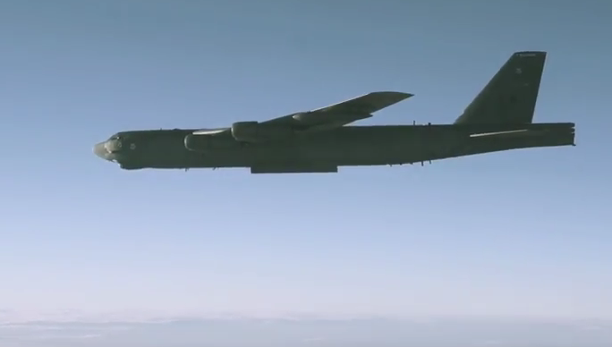 B-52 σε δοκιμή εκτόξευσης πυραύλου cruise AGM-86B (βίντεο)
