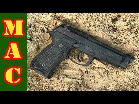 Δοκιμή αξιοπιστίας του πιστολιού Beretta M9A1! (βίντεο)