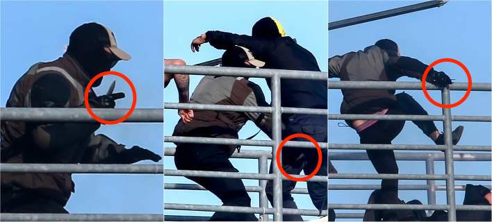 Στην ζούγκλα του Πανθεσσαλικού: Χούλιγκαν του ΠΑΟΚ μαχαιρώνει  οπαδό της ΑΕΚ