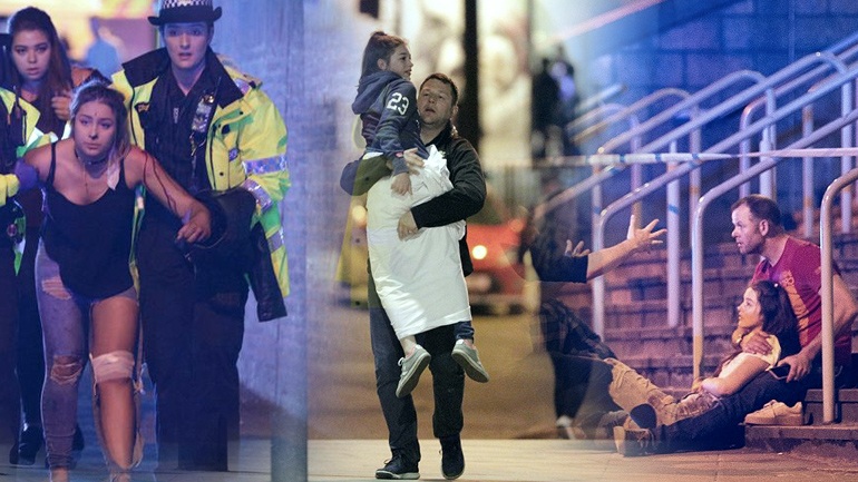 Βυθισμένο στο πένθος το Μάντσεστερ για την σφαγή των μικρών παιδιών (φωτό, βίντεο)