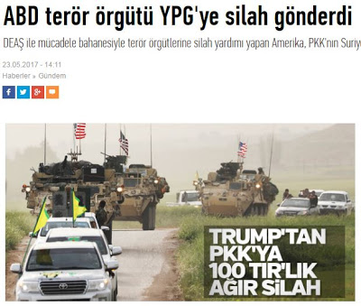 «Οι Αμερικανοί στέλνουν οπλική βοήθεια στους Κούρδους της Συρίας παραβιάζοντας τη συμφωνία του ΝΑΤΟ»