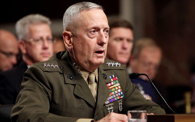 Τζέιμς Μάτις:«Μία σύγκρουση με τη Βόρεια Κορέα θα είναι το χειρότερο είδος μάχης στη ζωή πολλών ανθρώπων»