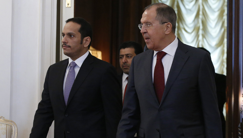 Σ. Λαβρόφ: «Θα συνεχίσουμε τον διάλογο με το Κατάρ στα θέματα κοινού ενδιαφέροντος»