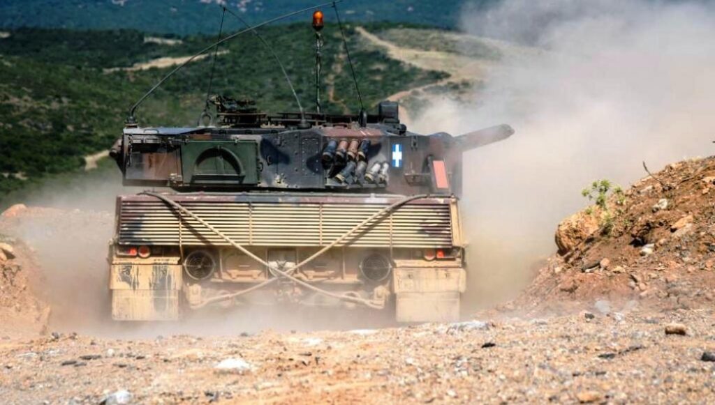 Έβρος: Φράγμα πυρός από Leopard 2HΕL της ΧΙΙ Μ/Κ ΜΠ