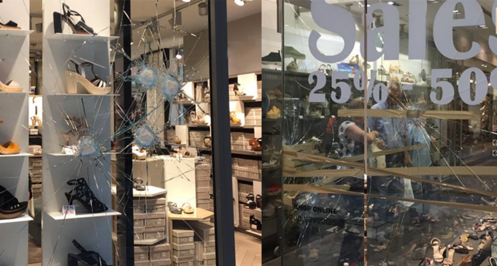 Ζημιές άνω των 150.000 ευρώ απο τα επεισόδια στην Ερμού