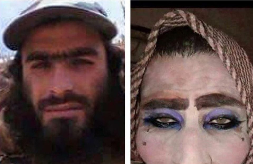 Αποτυχημένες γυναικείες μεταμφιέσεις τζιχαντιστών του ISIS – Βάφτηκαν αλλά ξέχασαν τα … μούσια! (φωτό, βίντεο)