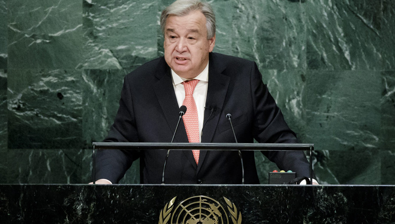 Ο Α. Γκουτέρες εκφράζει την ανησυχία του για τη «συγκρουσιακή ρητορική» όσον αφορά τη Β. Κορέα