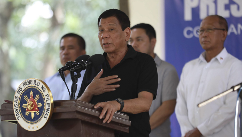 Συγχαρητήρια Ρ. Ντουτέρτε για την εξολόθρευση 23 υπόπτων διακινητών ναρκωτικών στις Φιλιππίνες