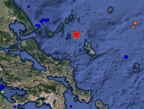 Σεισμική δόνηση 5 Ρίχτερ στις Σποράδες: Έγινε αισθητή και στην Αττική
