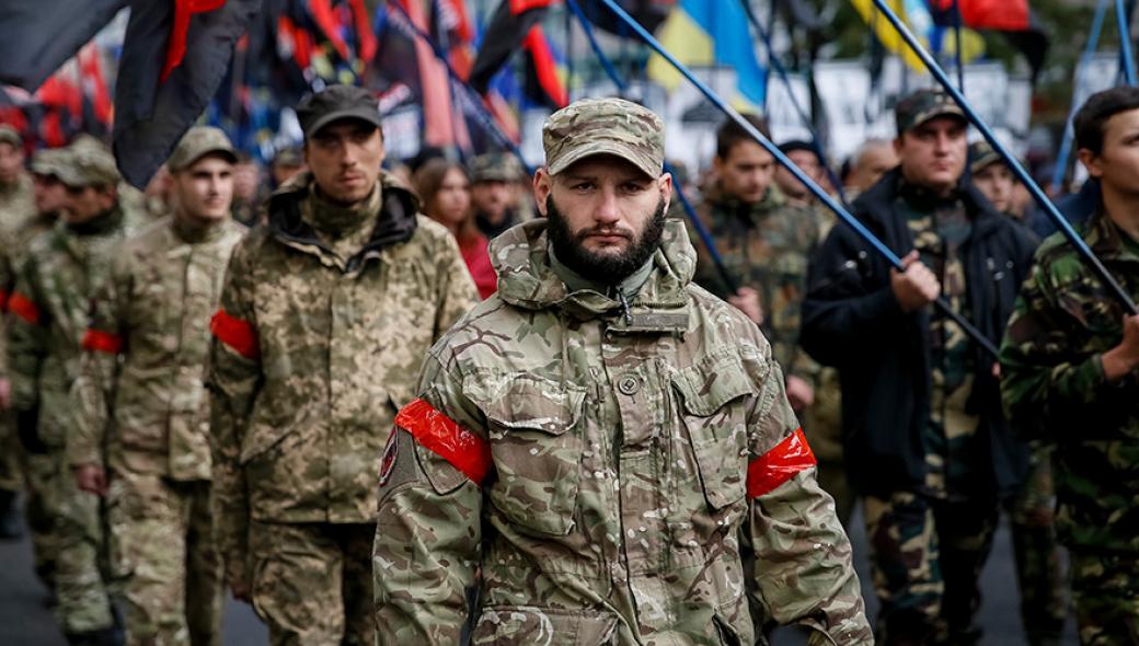 Ουκρανία: Άγριο ξύλο σε μέλη του «Δεξιού Τομέα»  (βίντεο)