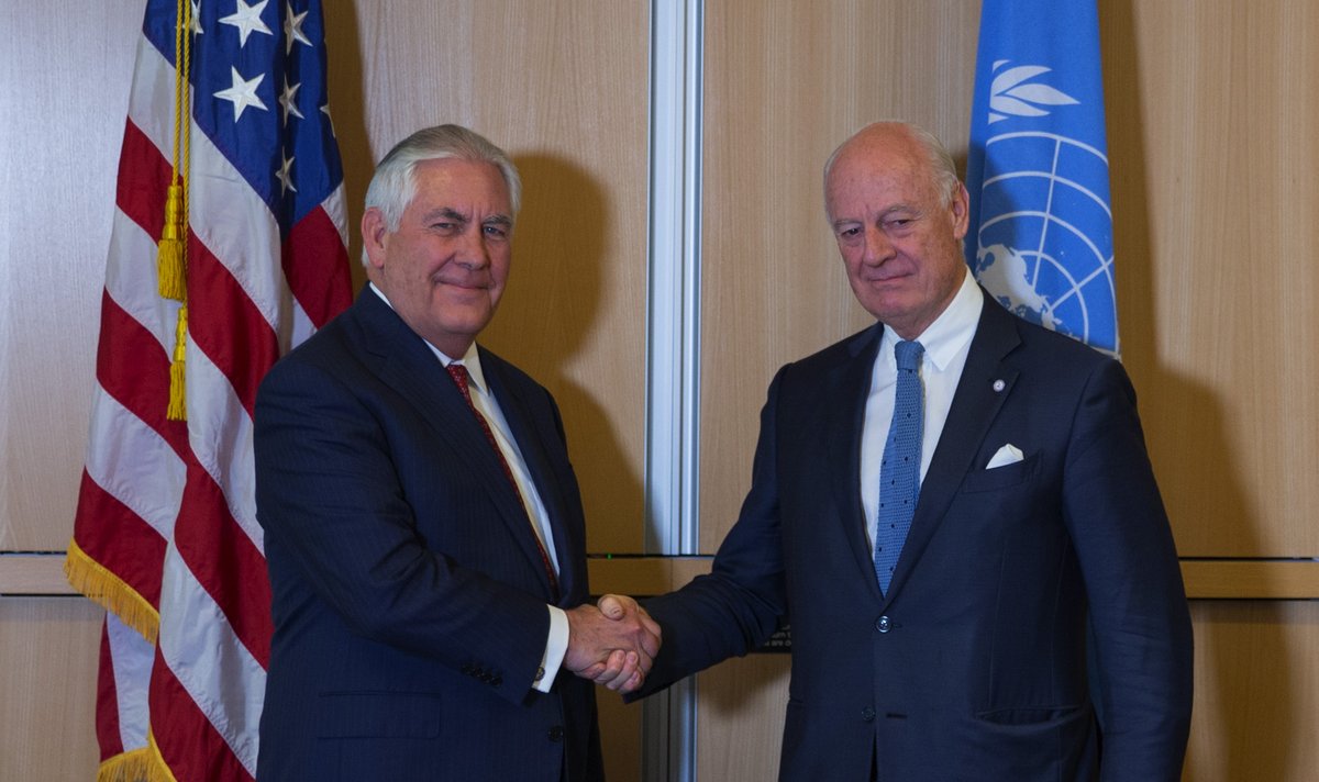 Ρεξ Τίλερσον: «Οι ΗΠΑ επιθυμούν μια Συρία χωρίς τον Μπασάρ αλ Άσαντ στην κυβέρνηση»