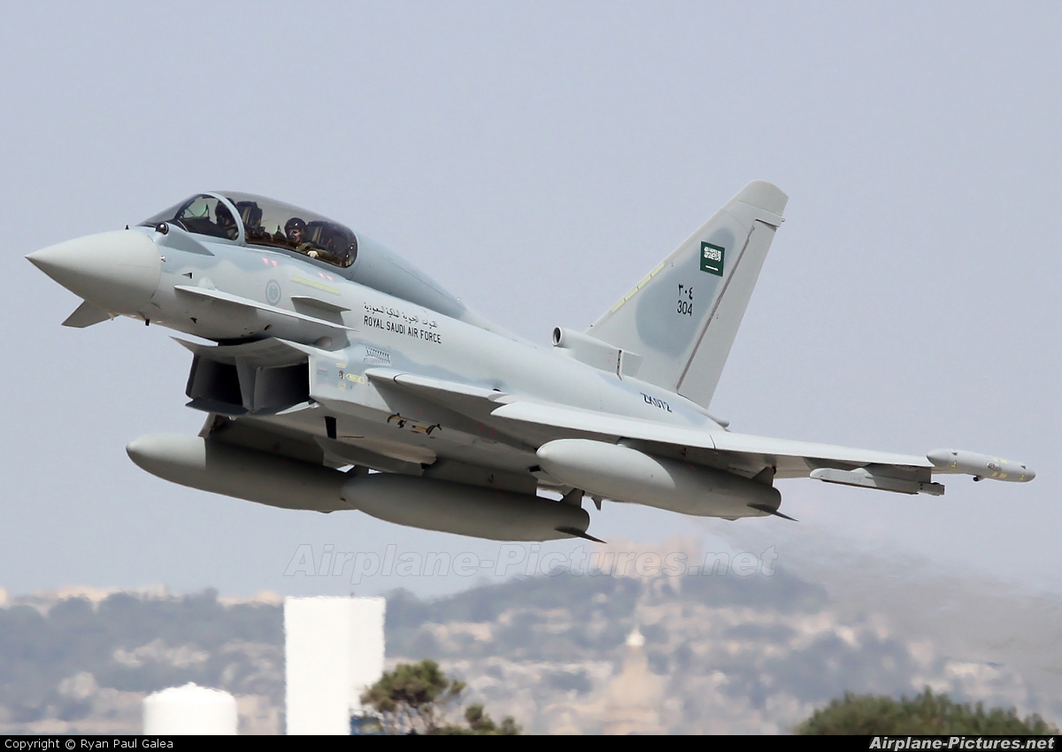 Μαχητικό Eurofighter Typhoon της Σαουδικής Αραβίας ισχυρίζονται ότι κατέρριψαν οι αντάρτες της Υεμένης