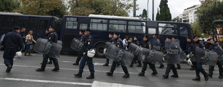 “Νεκρή” ζώνη ανάμεσα στο Σύνταγμα και τα Προπύλαια δημιούργησε η ΕΛ.ΑΣ