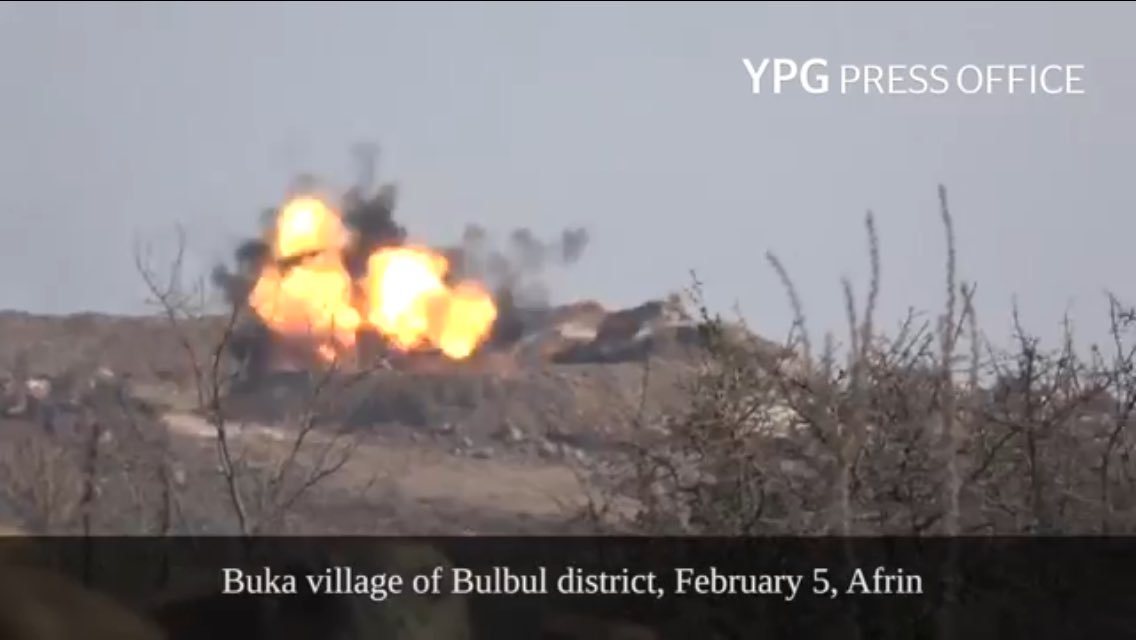 Νέο κτύπημα από το YPG στην Αφρίν: Τουρκικό M-60 Α3 καταστρέφεται από Α/Τ βλήμα (βίντεο)