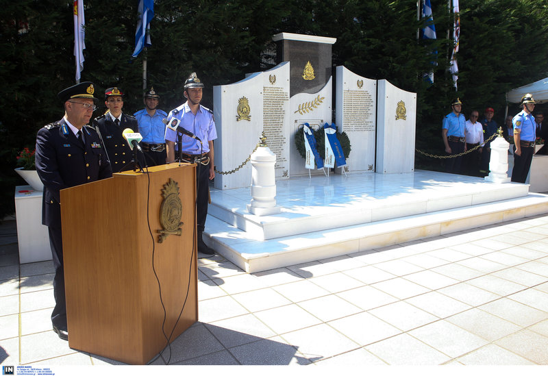 Τα Αποκαλυπτήρια του Μνημείου Πεσόντων Πυροσβεστών στη Θεσσαλονίκη (φωτό)
