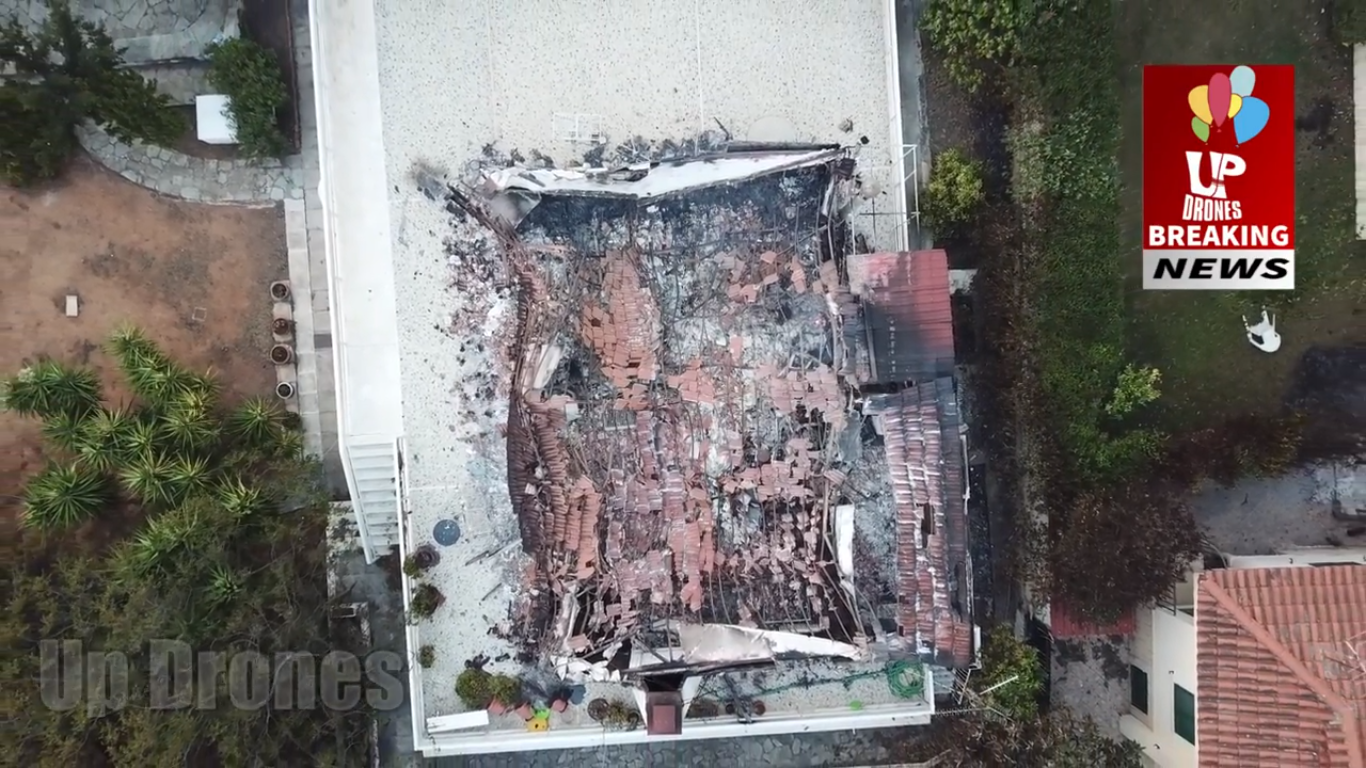 Βίντεο drone από το Μάτι-Σοκαριστικά πλάνα(βίντεο)