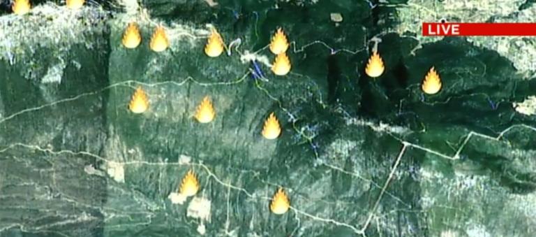 Από που ξεκίνησαν οι φωτιές- Οι εικόνες από δορυφόρο (φωτό)
