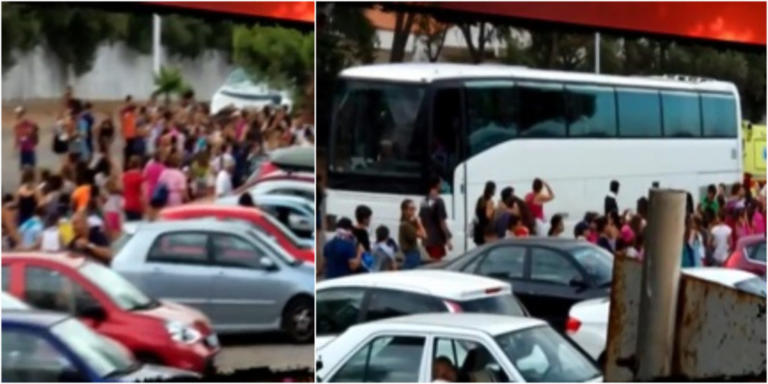 Έτσι εκκενώθηκε η κατασκήνωση στο Κόκκινο Λιμανάκι – 620 παιδιά σώθηκαν