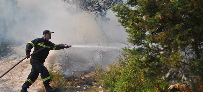 Ζάκυνθος: Υπό έλεγχο η πυρκαγιά στην περιοχή Λιθακιάς