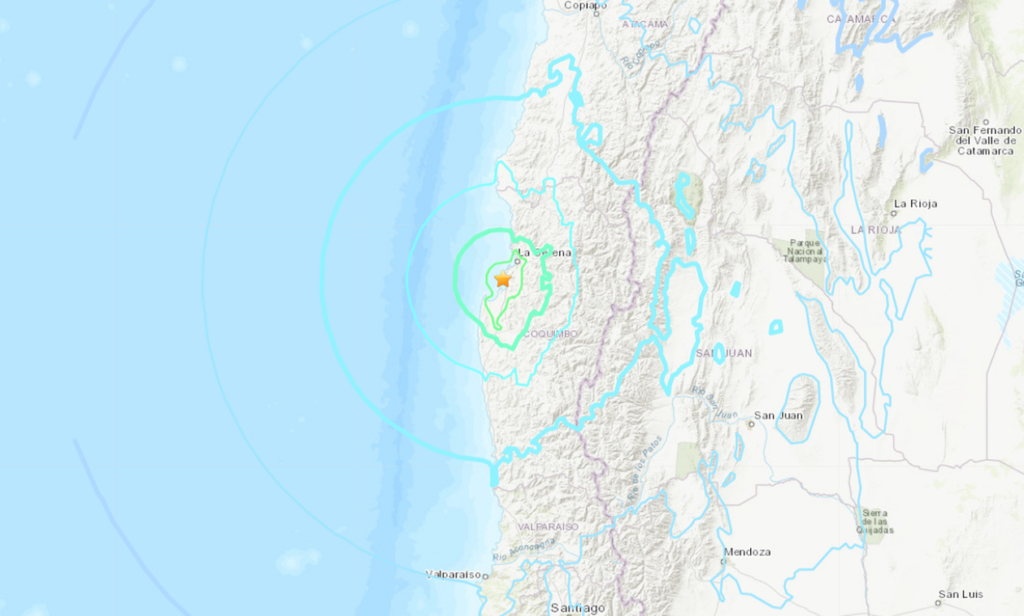 Ισχυρός σεισμός 6,7 Ρίχτερ στη Χιλή