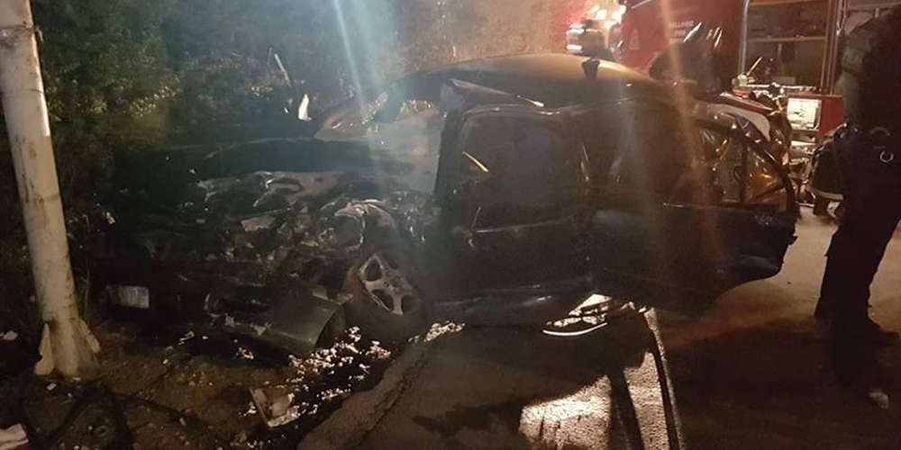 Σοβαρό τροχαίο στο Μενίδι μετά από απόπειρα ληστείας (φώτο-βίντεο)
