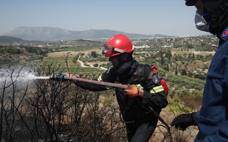 Φωτιά στην ανατολική Μάνη: Μεταφέρθηκαν λουόμενοι για ασφάλεια