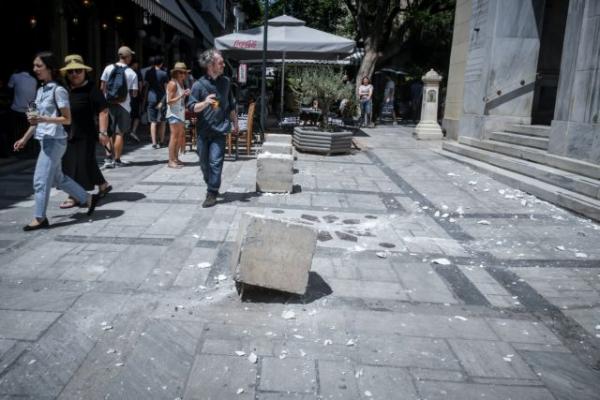 Οι πρώτες εικόνες μετά τον ισχυρό σεισμό στην Αθήνα (φωτο)