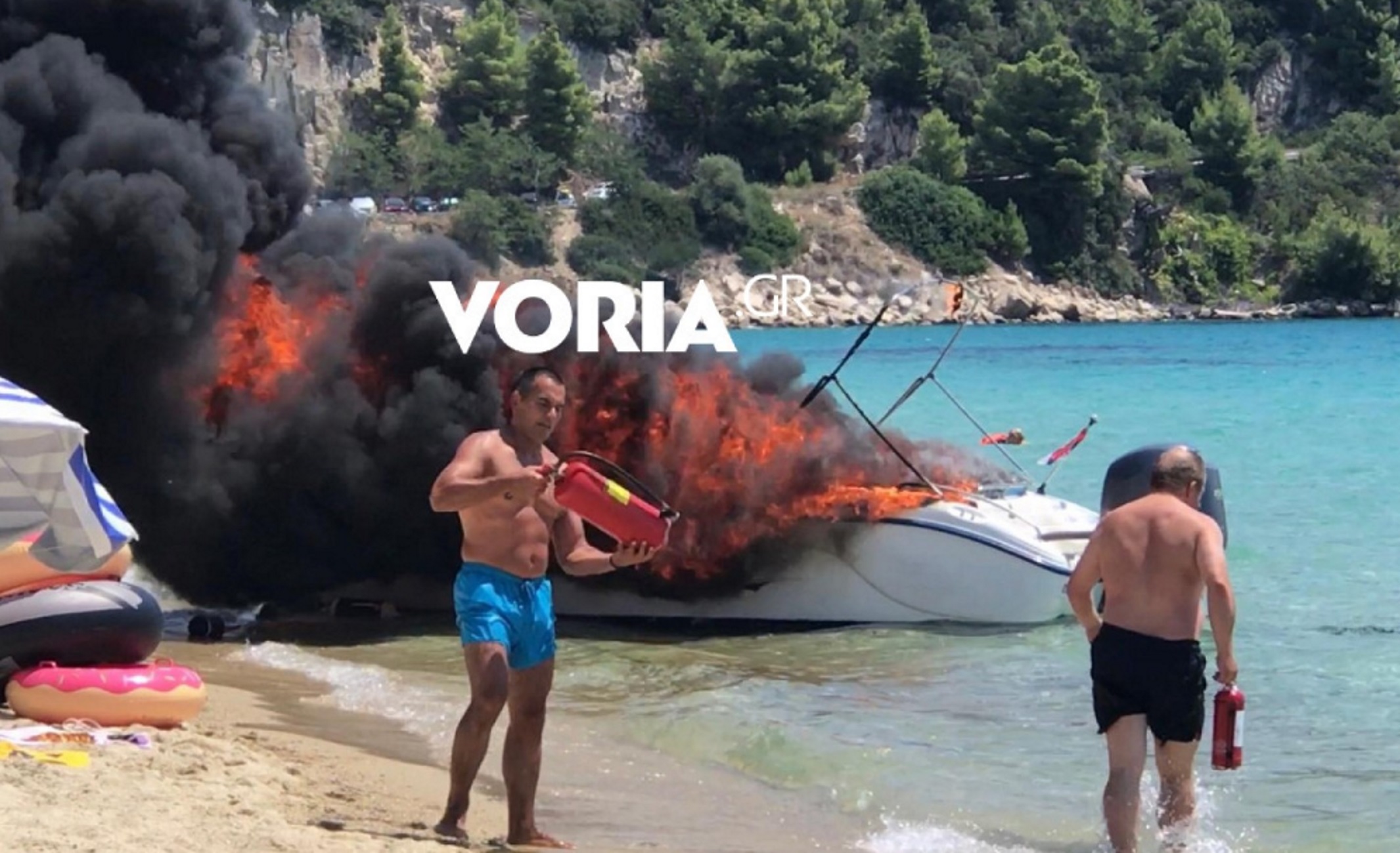 Χαλκιδική: Ο ήρωας πατέρας και οι στιγμές του απόλυτου πανικού