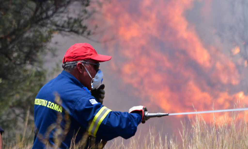 Φωτιά ξέσπασε πριν λίγη ώρα στην Παλαιοβαρβάσαινα Ηλείας