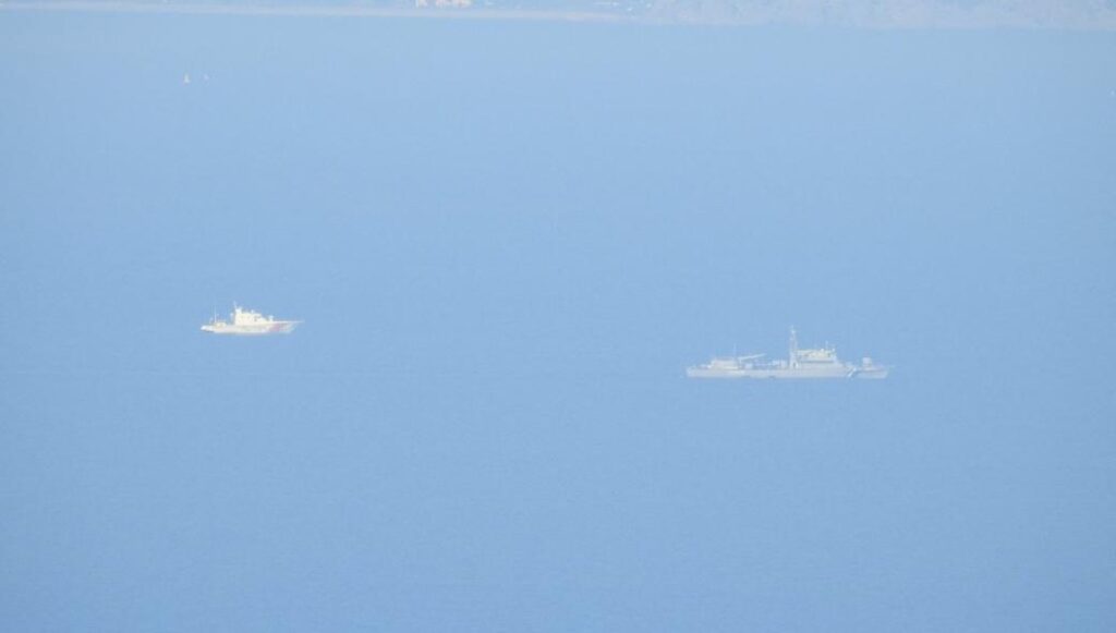 Οινούσσες-ντοκουμέντο: Πλησίασαν επικίνδυνα τα σκάφη του ΛΣ και της τουρκικής ακτοφυλακής(φώτο-βίντεο)