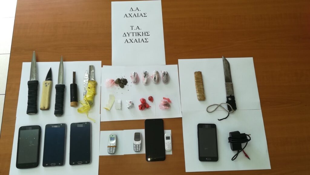 Έφοδος της αστυνομίας  στις φυλακές Αγίου Στεφάνου Πατρών – Κατασχέθηκαν όπλα και ναρκωτικά