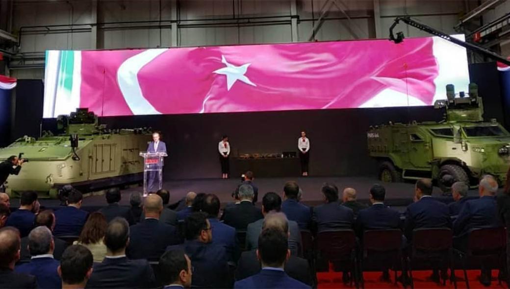 Παραδόθηκαν σήμερα τα δύο πρώτα αντιαρματικά οχήματα με βλήματα OMTAS στον τουρκικό Στρατό