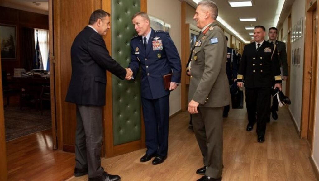 Συνάντηση Ν.Παναγιωτόπουλου με τον ανώτατο συμμαχικό Διοικητή του ΝΑΤΟ
