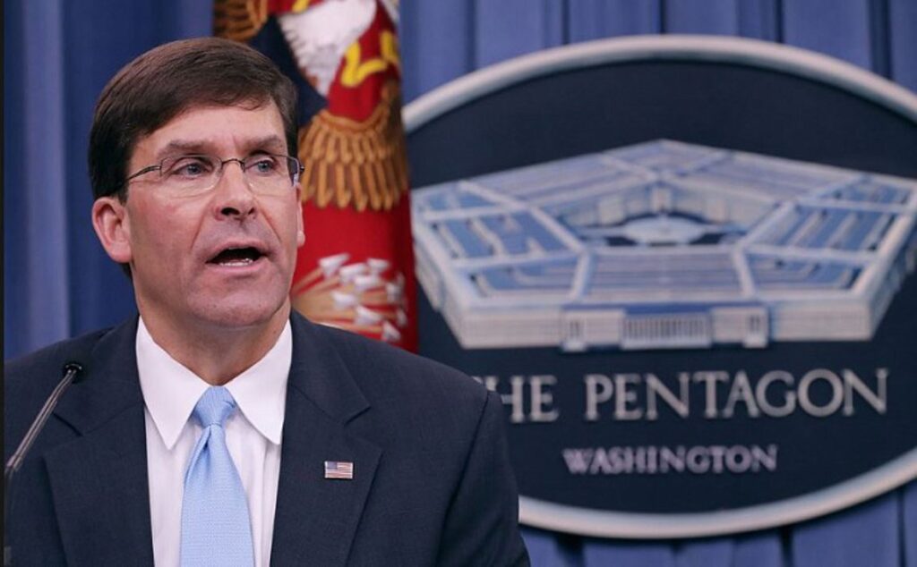 Μαρκ Έσπερ: «Οι ένοπλες δυνάμεις έχουν υποστεί κάποια  επίπτωση από τον κορωνοϊό αλλά είναι έτοιμες»