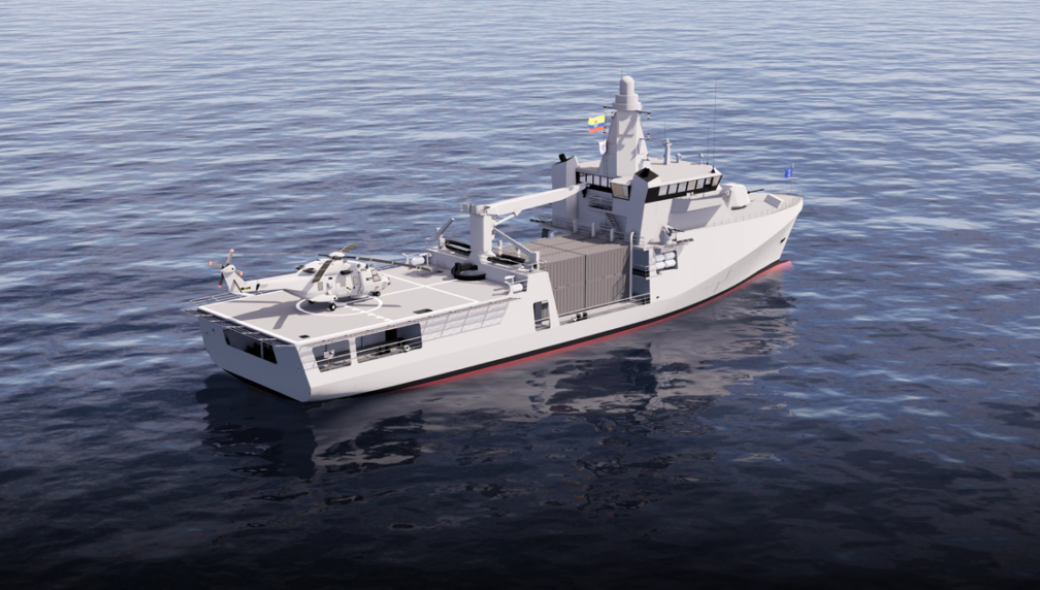 Το ναυτικό του Εκουαδόρ επιλέγει το MPV70 MKII