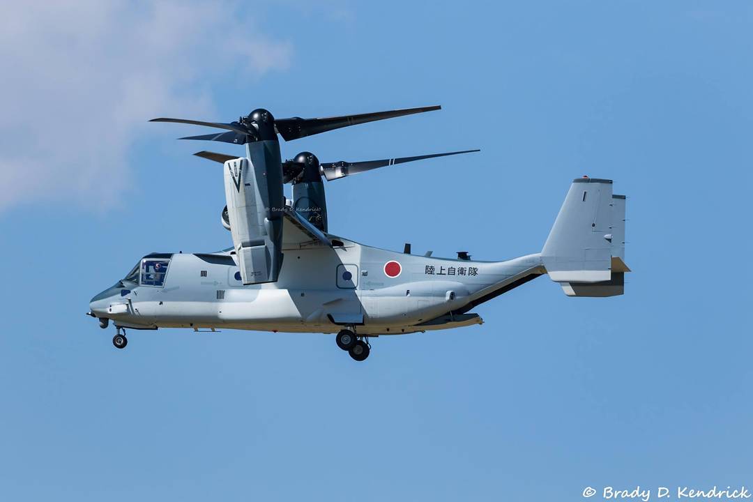 Έναρξη των παραδόσεων των Bell Boeing MV-22B Osprey για την Ιαπωνία