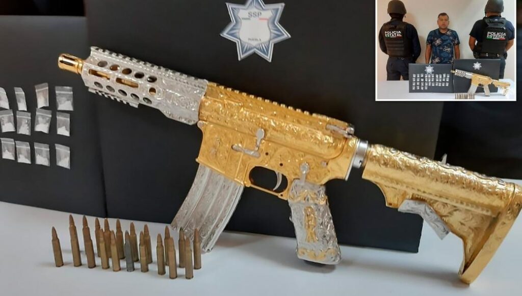 Μεξικό: «Έσπειρε» τον τρόμο με… διαμάντια – Από χρυσό το R-15 του αρχηγού των «Γυναίκες με μουστάκια» (φώτο)